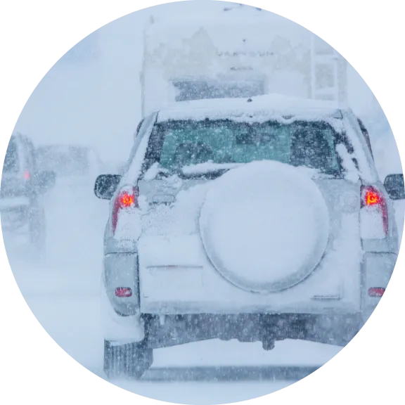 寒い車で通勤はツラい